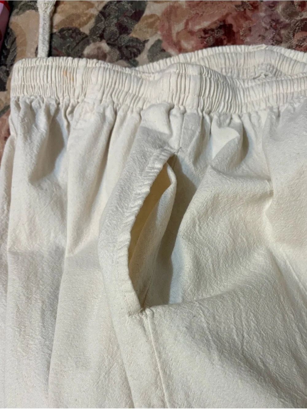 Garras Beach Clothing Size XL Men's Trousers Casual Baggy 100% Cotton w/Elastic